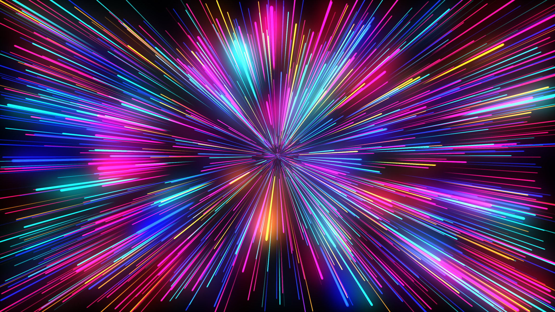 Abstract Neon Lights Background